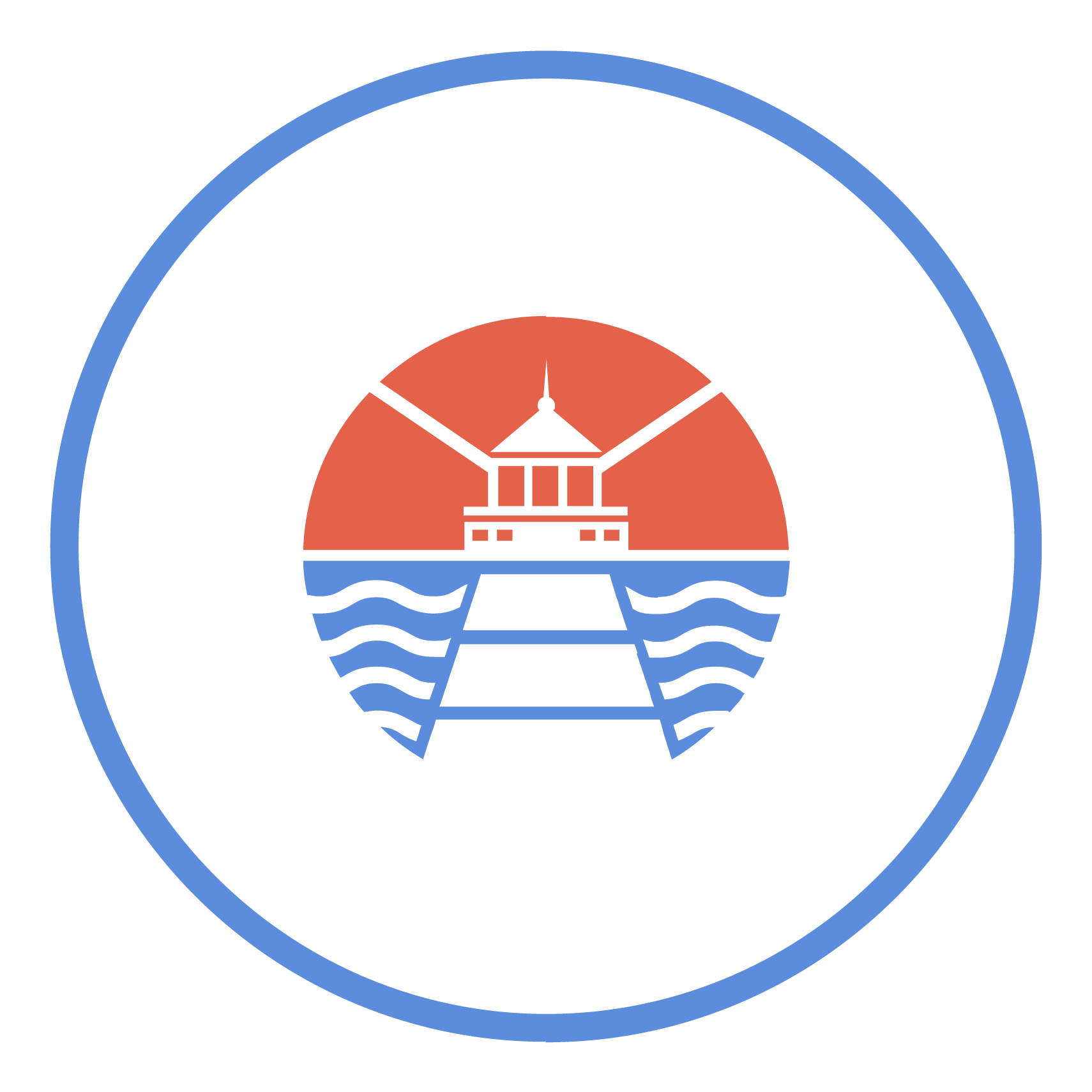 Michigan City Housing Authority circle white emblem logo